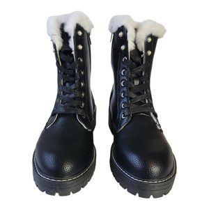 Sugar Kaedy 3 Women's Faux Fur Combat Boots